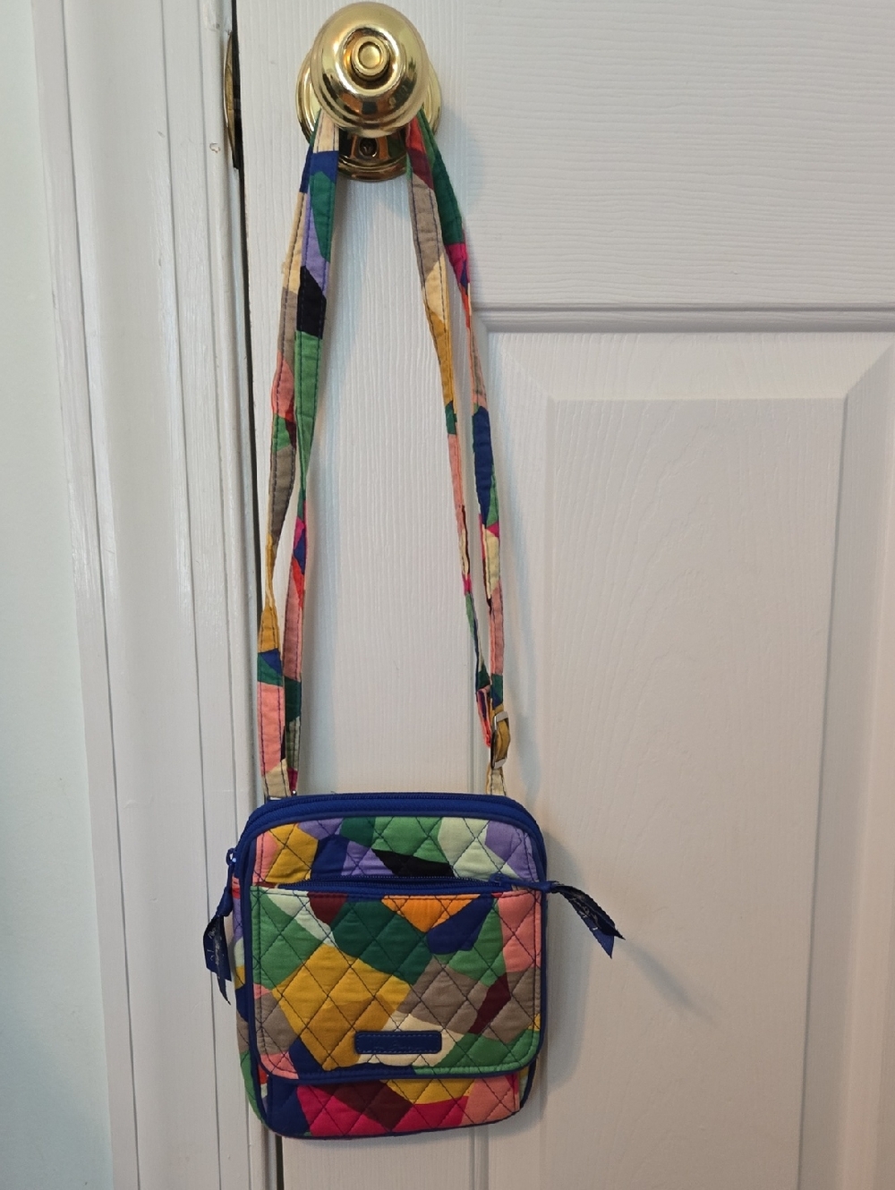 Vera Bradley Colorful Quilted Crossbody Bag in Multicolor